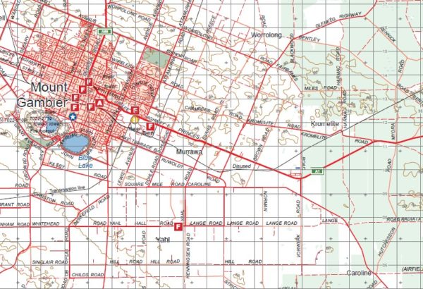 GAMBIER 1-100,000 Vicmap 7022 - Image 2