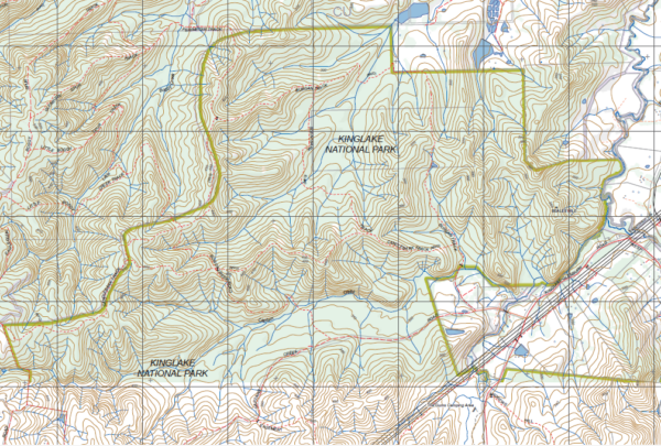 Kinglake Special North 1-25,000 Vicmap Topo Map - Image 2