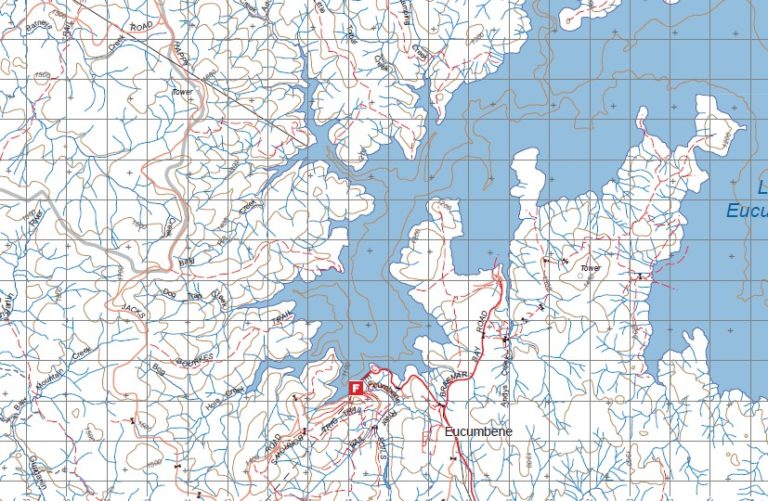 KOSCIUSZKO 1100,000 Vicmap Topographic Map 8525 Maps, Books & Travel