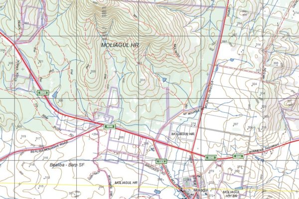 RHEOLA SOUTH  1-25,000 Vicmap Topographic Map  7624-4-S - Image 2