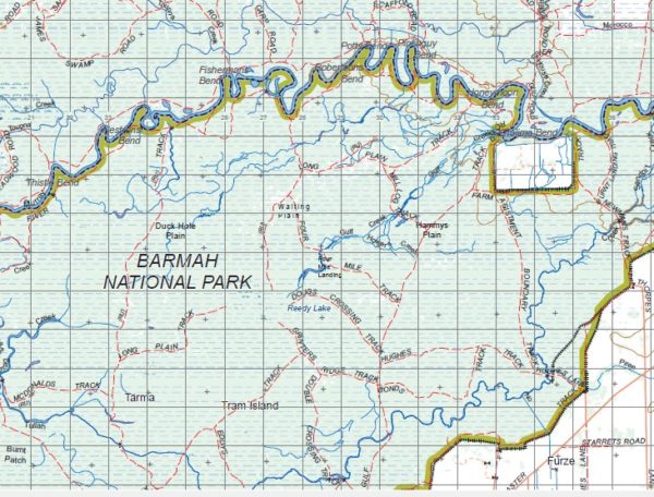 TUPPAL BERRIGAN 1-100,000 Vicmap Topo 7926-8026 - Image 2