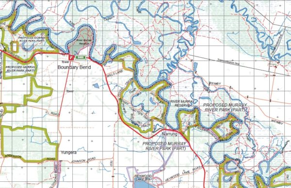 WEIMBY 1-100,000 Vicmap Topographic Map 7528 - Image 2