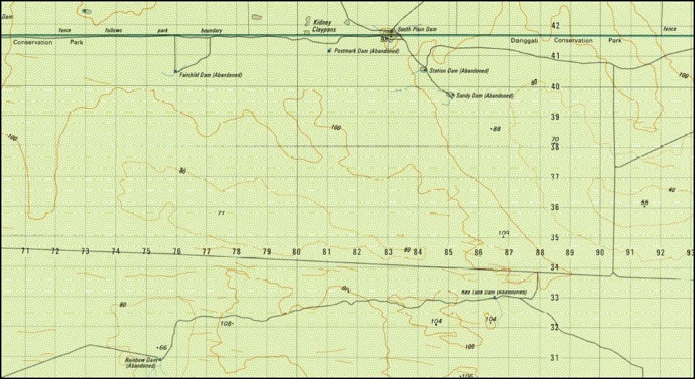 Canopus 1-100,000 Topographic Map 7031 - Image 2