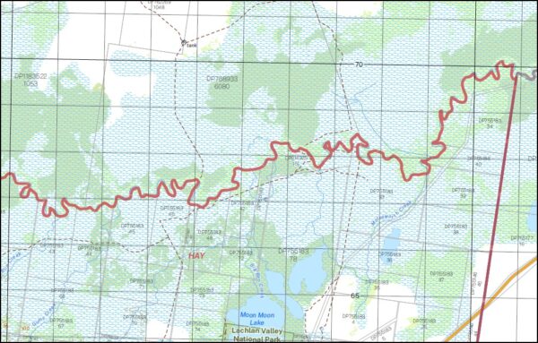 Cowl Cowl 1-50000 NSW Topographic Map - Image 2