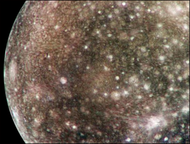 Callisto Moon of Jupiter Poster Flat Poster - Image 2