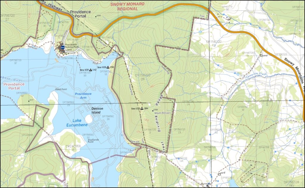 Denison 1-25,000 NSW Topographic Map - Maps, Books &amp; Travel Guides