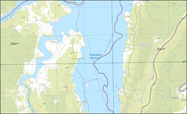 Tantangara 1-25,000 NSW Topographic Map - Image 2