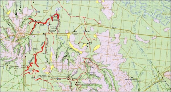 Albury 1-100,000 Deep Lead Geological Map - Image 2