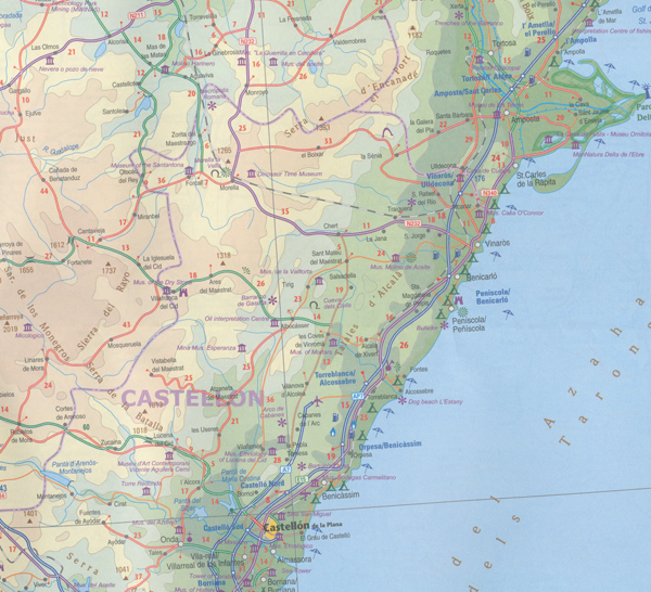 Spain North Rail and Road Map ITMB - Image 2