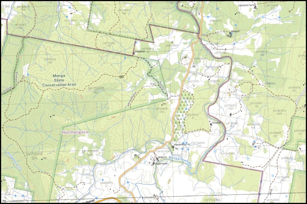 Braidwood 125,000 NSW Topographic Map Maps, Books & Travel Guides