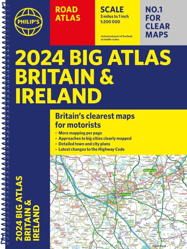 Britain and Ireland Big Atlas 24 Philips