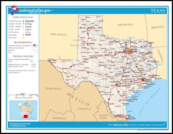 Texas State Map