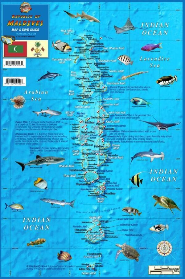 Maldives Map and Dive Franco - Image 3