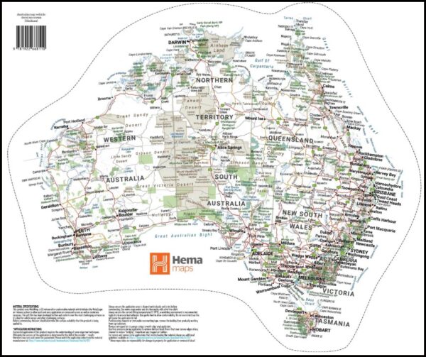 Australia Sticker Medium Hema