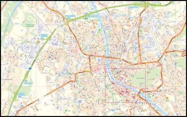 Salzburg and Western Austria Map ITMB - Image 2