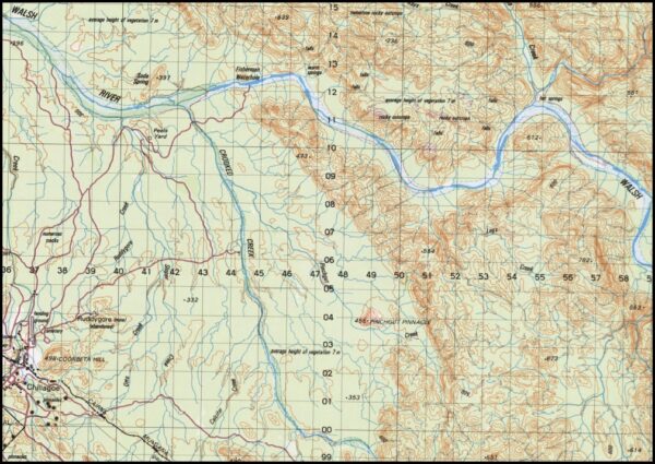 Chillagoe 1-100,000 Topographic Map GA - Image 2