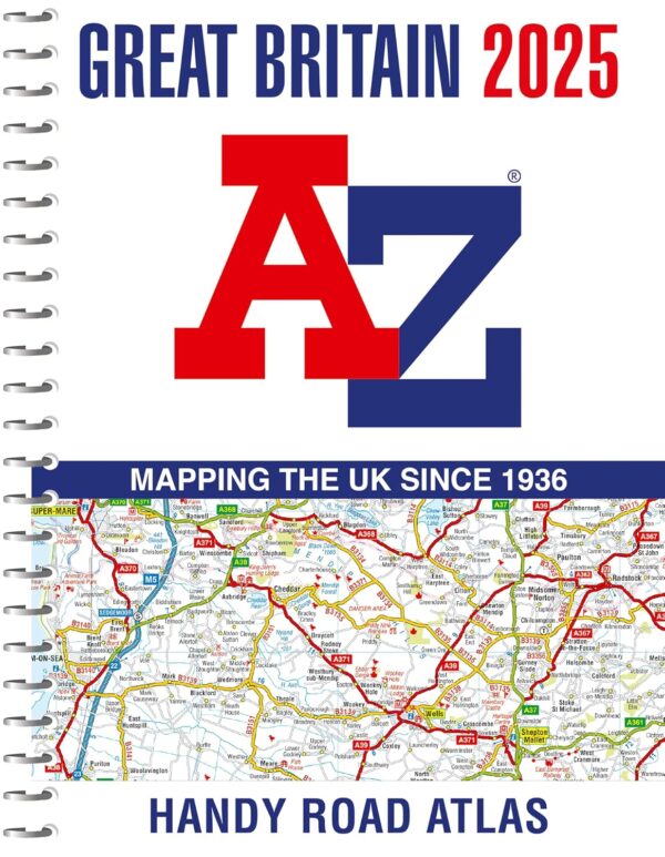 Great Britain Handy Road Atlas A-Z 2025
