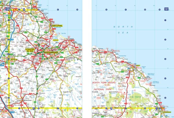 Great Britain Handy Road Atlas A-Z 2025 - Image 2