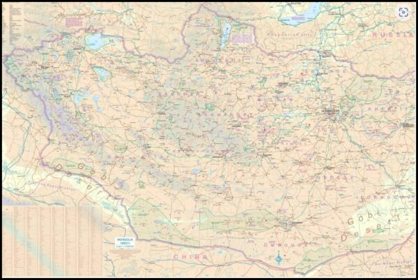 Mongolia Map ITMB - Image 4