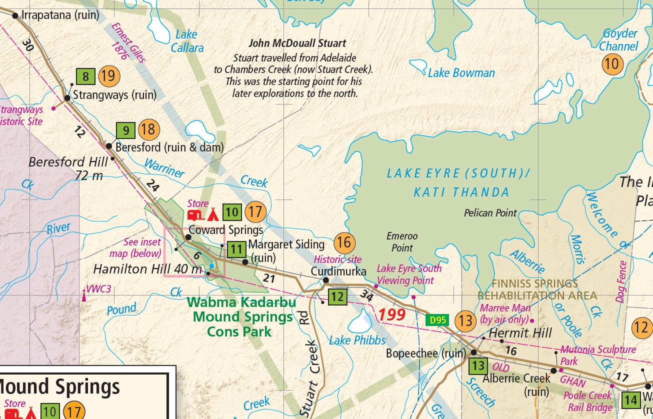Oodnadatta Track Map Westprint Ed 9 - Image 2