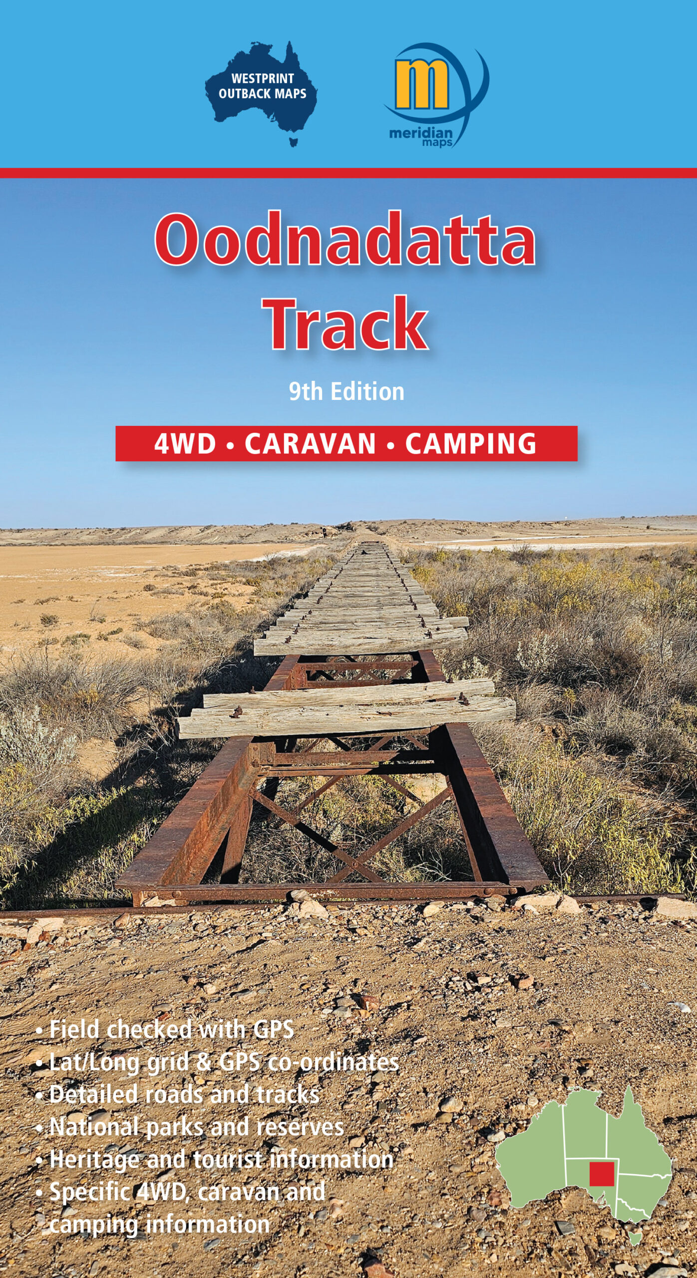 Oodnadatta Track Map Westprint Ed 9