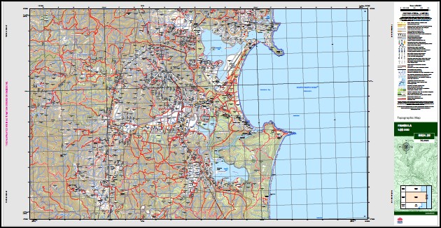 Pambula 1-25,000 NSW Topographic Map 8824-2-S - Image 3