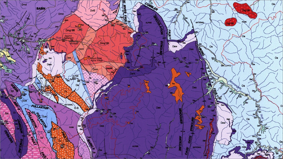 Kinglake 1-63,360 Geological Map Victoria - Image 2