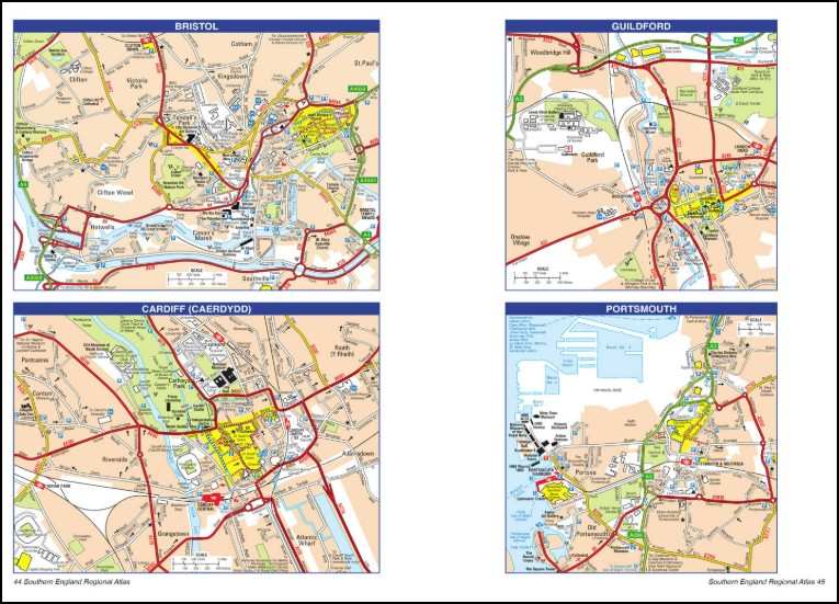 Southern England Road Atlas A-Z - Image 3