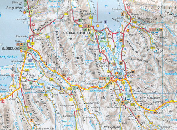 Iceland Map Freytag and Berndt - Image 4