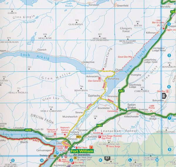 Scotland Touring Atlas AA Spiral - Image 4