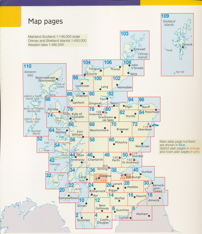 Scotland Touring Atlas AA Spiral - Image 2