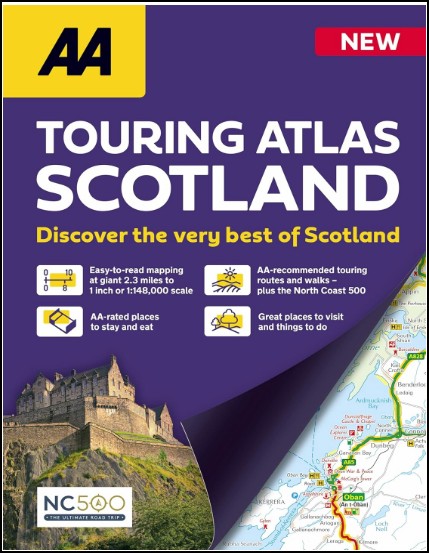 Scotland Touring Atlas AA Spiral