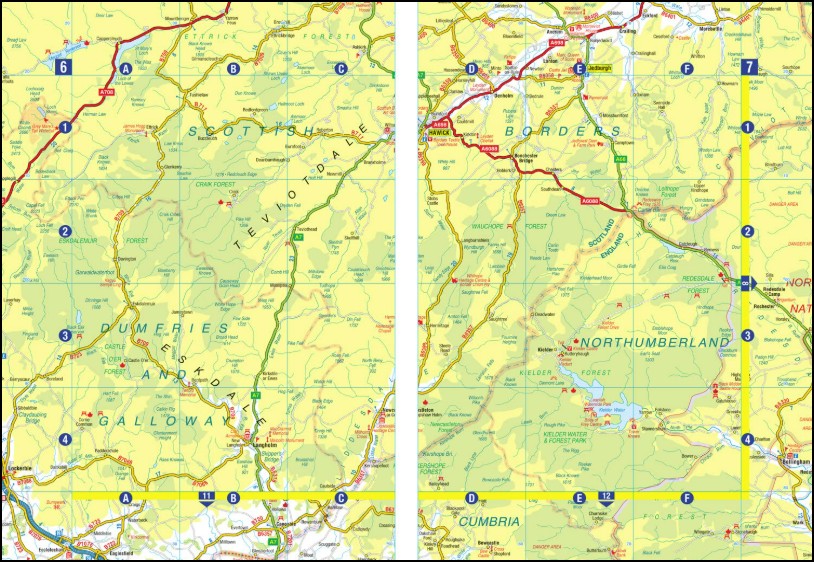 Northern England Road Atlas A-Z - Image 3