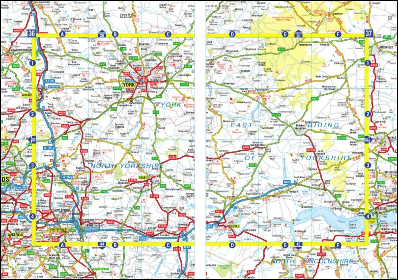 Northern England Road Atlas A-Z - Image 2