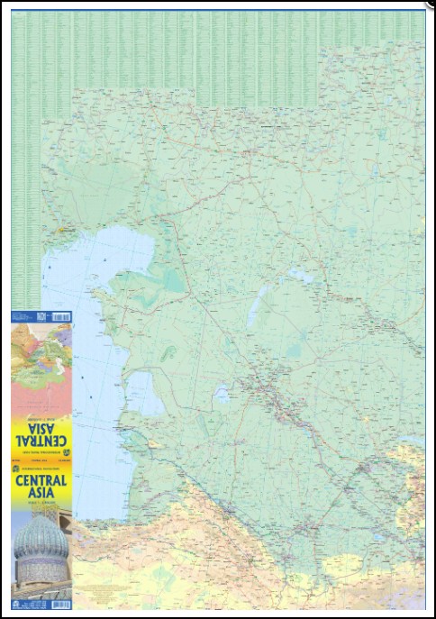 Central Asia Map ITMB - Image 4