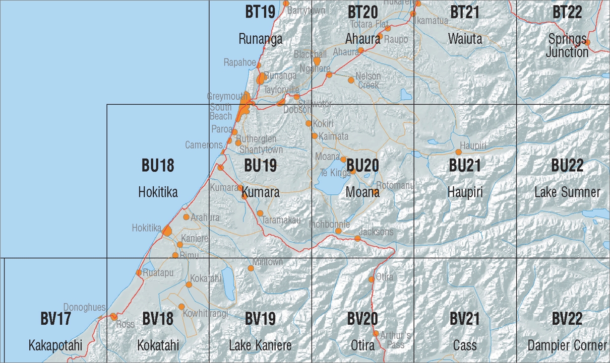 Runanga 1-50,000 Topo Map BT19 NZ - Image 4