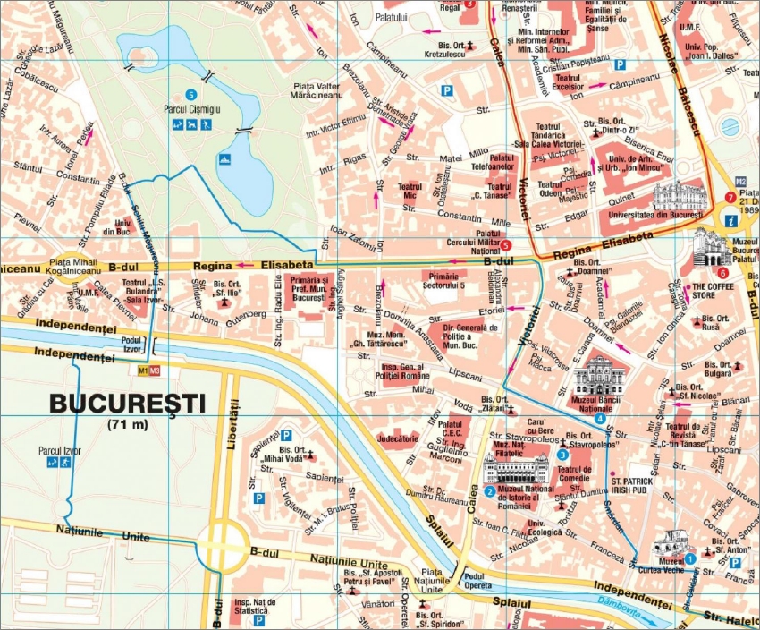 Bucharest City Map - Image 2