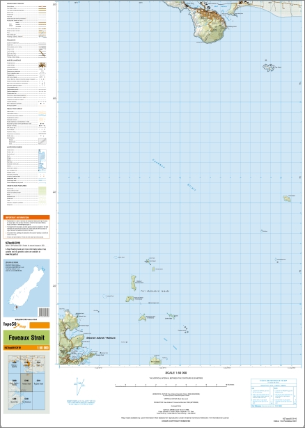 Foveaux Strait 1-50,000 Topo CH10 NZ - Image 3