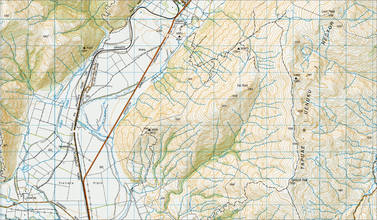 Kingston 1-50,000 Topo Map CD11 NZ - Image 2
