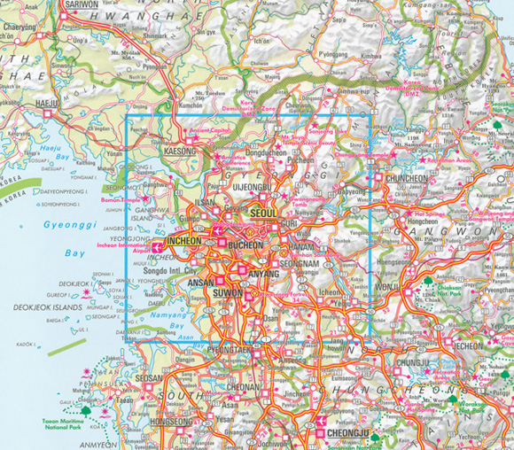 Korea North and South Map Nelles - Image 2