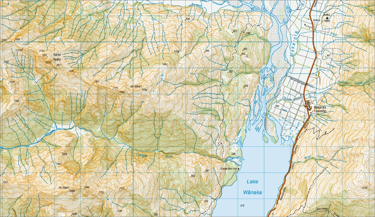 Makarora 1-50,000 Topo Map BZ12 NZ - Image 2