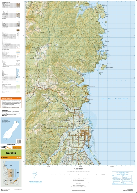 Motueka 1-50,000 Topo Map BP25 NZ - Image 3