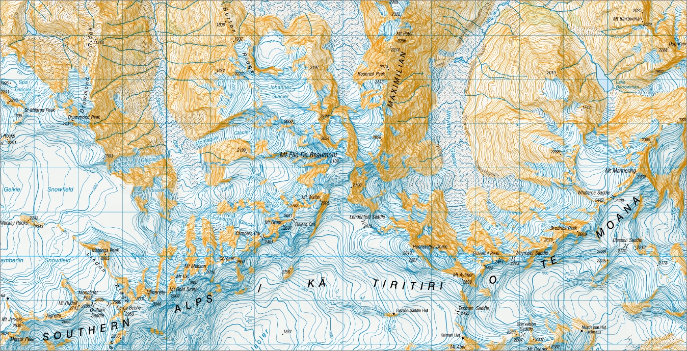 Mount Elie De Beaumont 1-50,000 BX16 NZ - Image 2