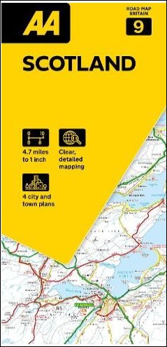 Scotland Road Map 9 AA