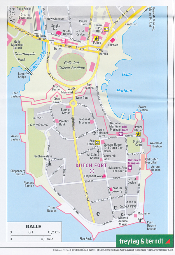 Sri Lanka Map Freytag and Berndt - Image 4