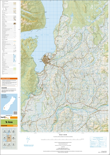 Te Anau 1-50,000 Topo Map CD08 NZ - Image 3