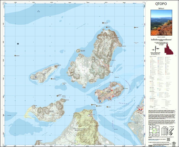 Thursday Island 1-25,000 Topo Map 7376-4-1 QLD - Image 3