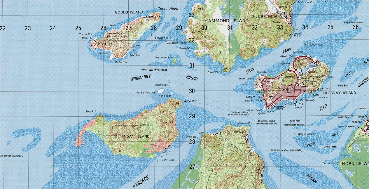 Thursday Island 1-50,000 Topo Map 7376-4 GA - Image 4