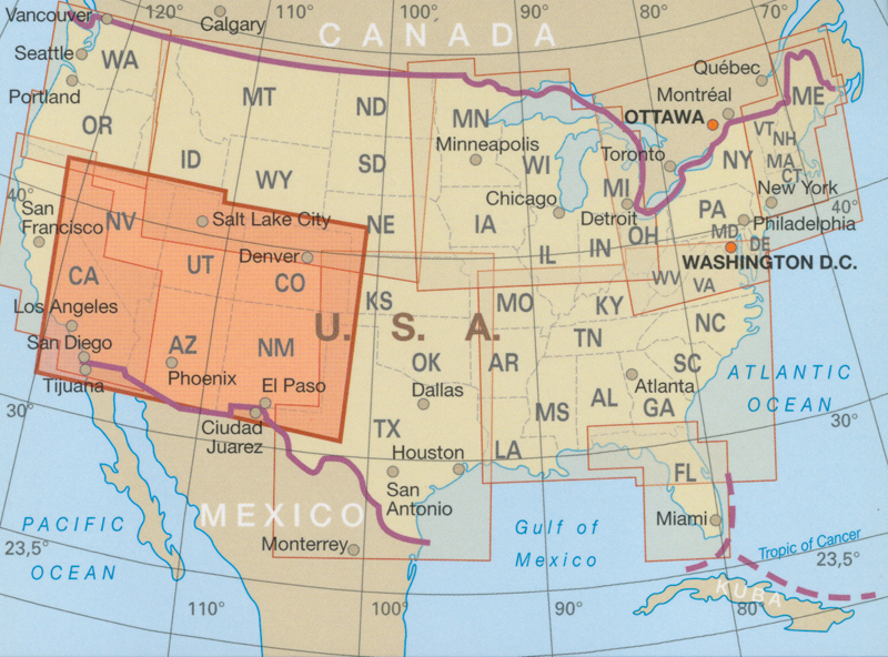 USA Southwest Map 7 Reise - Image 3