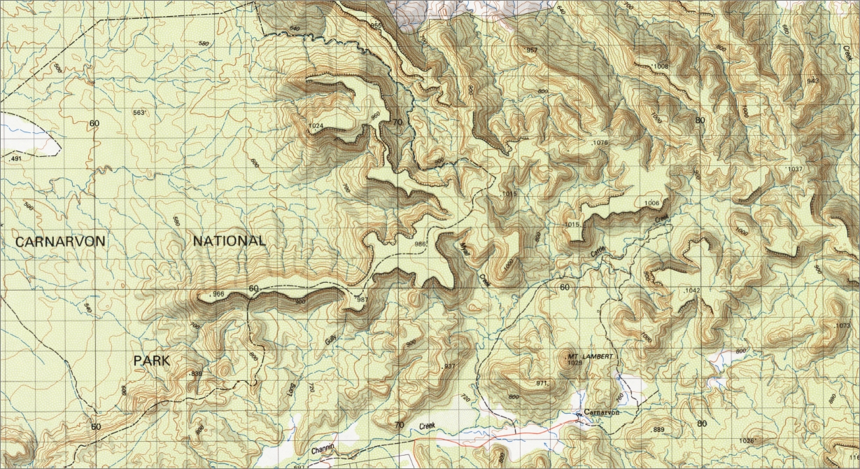 Vandyke 1-100,000 Topo Map 8448 QLD GA - Image 2